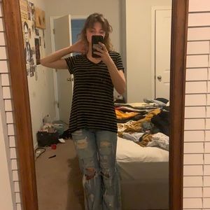 Striped blouse size medium!